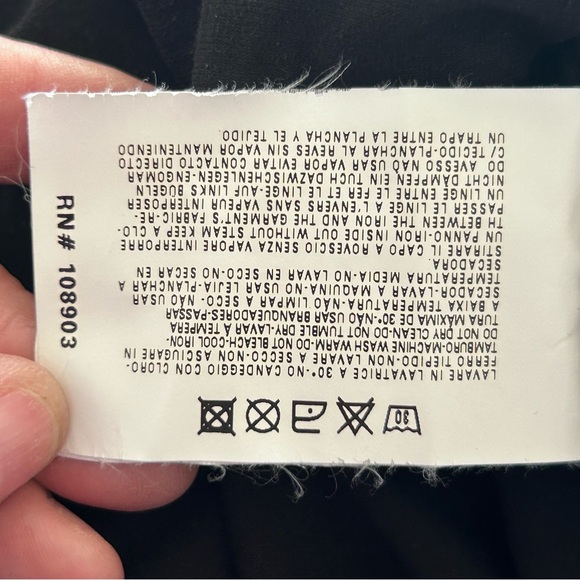 Armani Jeans Black Milano First Denim Equipment T-Shirt | Sz Italy XL US Medium - Picture 13 of 13